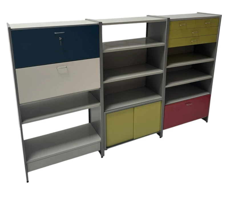 Mid-Century Modern Multi-Colored 5600 Modular Wall Unit by Cordemeyer for Gispen